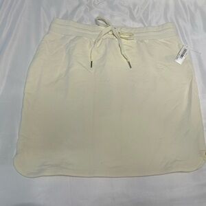 Daily Ritual Cream Mini Skirt